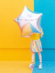Picture of FOIL BALLOON STAR SILVER 34 INCH
